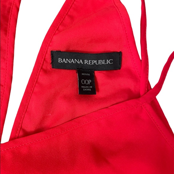 00P Banana Republic Elegant Red Sleeveless Dress - Picture 2 of 4